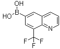 structure of CAS# 1072951-47-3, [8-(三氟甲基)-6-喹啉基]硼酸