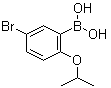 structure of CAS# 1072951-56-4, [5-Bromo-2-(trifluoromethoxy)phenyl]boronic acid