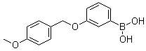 structure of CAS# 1072951-89-3, [3-(4-甲氧基苄基氧基)苯基]硼酸