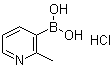 structure of CAS# 1072952-34-1, (2-甲基-3-吡啶基)硼酸盐酸盐