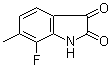 7-Fluoro-6-methyl-1H-indole-2,3-dione molecular structure (CAS 1073262-83-5)