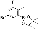 structure of CAS# 1073339-12-4, 5-溴-2,3-二氟苯硼酸频哪醇酯