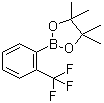 structure of CAS# 1073339-21-5, 2-Trifluoromethylphenylboronic acid pinacol ester