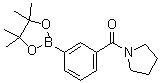 structure of CAS# 1073353-61-3, 3-(1-吡咯烷基羰基)苯硼酸频哪醇酯