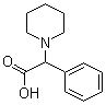 structure of CAS# 107416-49-9, alpha-苯基-1-哌啶乙酸