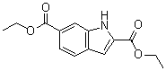 structure of CAS# 107516-75-6, 1H-吲哚-2,6-二甲酸二乙酯