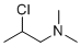 2-Chloropropyldimethylamine molecular structure (CAS 108-14-5)