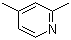 2,4-Lutidine molecular structure (CAS 108-47-4)