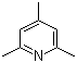 structure of CAS# 108-75-8, 2,4,6-三甲基吡啶