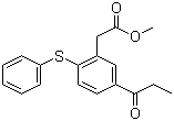 CAS # 108051-48-5, 5-(1-Oxopropyl)-2-(phenylthio)benzeneacetic acid methyl ester