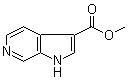 structure of CAS# 108128-12-7, 1H-吡咯并[2,3-c]吡啶-3-羧酸甲酯