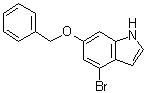 structure of CAS# 1082040-77-4, 4-溴-6-苄氧基-1H-吲哚