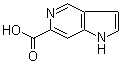 structure of CAS# 1082040-99-0, 1H-吡咯并[3,2-c]吡啶-6-羧酸