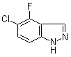 structure of CAS# 1082041-86-8, 5-氯-4-氟-1H-吲唑