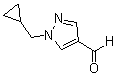 CAS 登录号：1082065-99-3, 1-(环丙基甲基)-1H-吡唑-4-甲醛