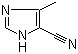 structure of CAS# 108257-41-6, 4-Methyl-5-cyanoimidazole
