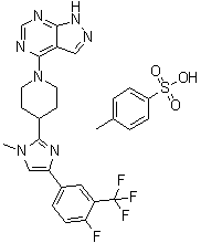structure of CAS# 1082949-68-5, LY-2584702 对甲苯磺酸盐