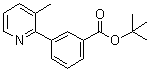 structure of CAS# 1083057-12-8, 3-(3-甲基-2-吡啶基)苯甲酸叔丁酯