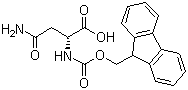 structure of CAS# 108321-39-7, Fmoc-D-天冬酰胺