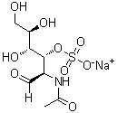 CAS 登录号：108347-95-1, 2-(乙酰氨基)-2-脱氧-D-葡萄糖 3-(硫酸氢酯)单钠盐