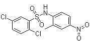 structure of CAS# 108409-83-2, 2,5-二氯-N-(2-甲基-4-硝基苯基)苯磺酰胺