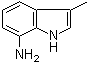 structure of CAS# 1084328-81-3, 3-甲基-1H-吲哚-7-胺