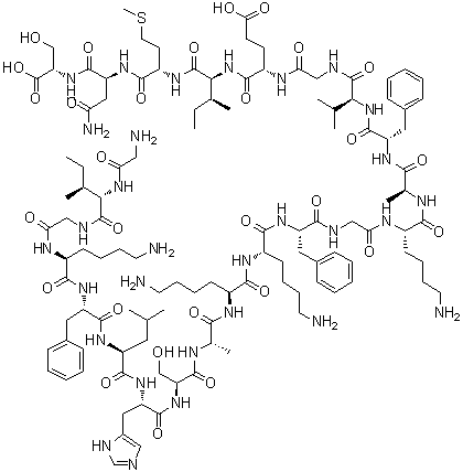 structure of CAS# 108433-95-0, 马盖宁 II