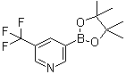 structure of CAS# 1084953-47-8, 5-三氟甲基吡啶-3-硼酸频哪醇酯