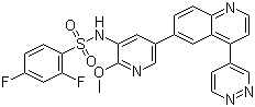 structure of CAS# 1086062-66-9, GSK 2126458