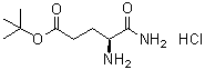 structure of CAS# 108607-02-9, (S)-4,5-二氨基-5-氧代戊酸叔丁酯单盐酸盐