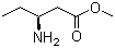 structure of CAS# 1086106-57-1, (3S)-3-氨基戊酸甲酯