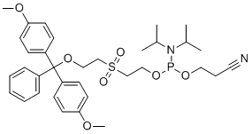 structure of CAS# 108783-02-4, 2-O-DMT-磺酰基二乙醇亚磷酰胺