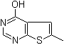 structure of CAS# 108831-66-9, 6-甲基噻吩并[2,3-d]嘧啶-4-醇