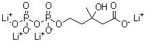 structure of CAS# 108869-00-7, 1,1,3,7-四羟基-7-甲基-2,4-二氧杂-1,3-二磷杂壬-9-酸 1,3-二氧化物四锂盐