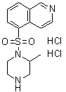 CAS 登录号：108930-17-2, 1-(5-异喹啉基磺酰基)-2-甲基哌嗪二盐酸盐