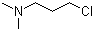 structure of CAS# 109-54-6, 3-Chloro-1-(N,N-dimethyl)propylamine
