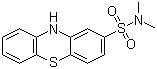 structure of CAS# 1090-78-4, N,N-二甲基吩噻嗪-2-磺酰胺