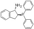 structure of CAS# 1091606-69-7, (1S,2S)-2-(二苯基膦基)-2,3-二氢-1H-茚-1-胺