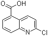 structure of CAS# 1092287-30-3, 2-氯喹啉-5-羧酸