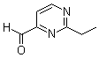 structure of CAS# 1092299-36-9, 2-乙基-4-嘧啶甲醛