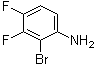 structure of CAS# 1092349-87-5, 2-溴-3,4-二氟苯胺