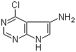 structure of CAS# 1092352-49-2, 4-氯-7H-吡咯并[2,3-d]嘧啶-5-胺