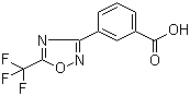 structure of CAS# 1092400-82-2, 3-[5-(Trifluoromethyl)-1,2,4-oxadiazol-3-yl]benzoic acid