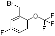 structure of CAS# 1092460-88-2, 2-(溴甲基)-4-氟-1-(三氟甲氧基)苯