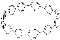 CAS # 1092522-75-2, [12]Cycloparaphenylene, Tridecacyclo[44.2.2.22,5.26,9.210,13.214,17.218,21.222,25.226,29.230,33.234,37.238,41.242,45]doheptaconta-1,3,5,7,9,11,13,15,17,19,21,23,25,27,29,31,33,35,37,39,41,43,45,47,49,51,53,55,57,59,61,63,65,67,69,71-hexatriacontaene