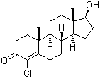 CAS # 1093-58-9, Clostebol, 4-Chlorotestosterone, 4-Chloro-17b-hydroxy-4-androsten-3-one