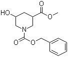 CAS 登录号：1095010-45-9, 1-苄氧羰基-5-羟基-3-哌啶甲酸甲酯