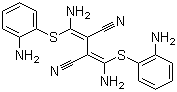 structure of CAS# 109511-58-2, 1,4-二氨基-2,3-二氰基-1,4-双(邻氨基苯硫基)丁二烯