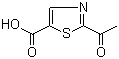 structure of CAS# 1095824-76-2, 2-乙酰基噻唑-5-羧酸