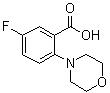 CAS 登录号：1096880-75-9, 5-氟-2-(4-吗啉基)苯甲酸